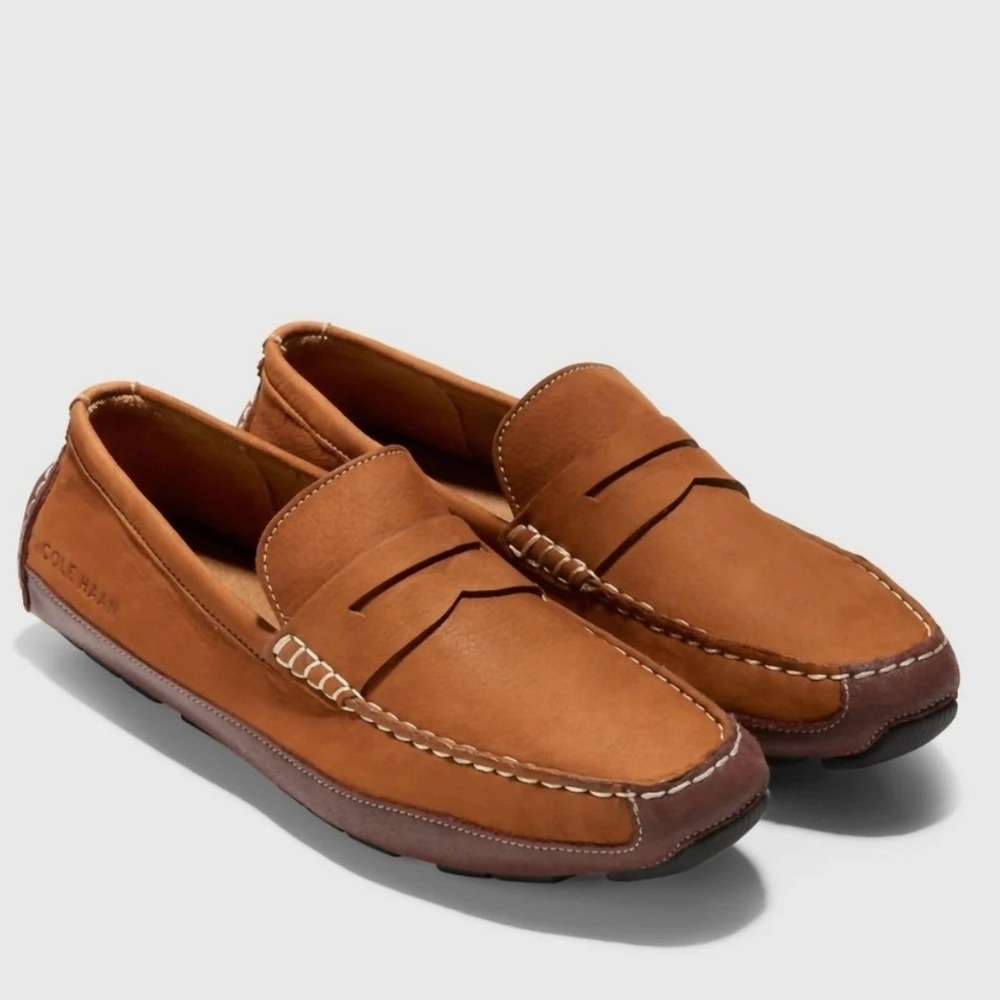 Cole Haan Men's Wyatt Brittan Slip On Moc Toe Penny Driver - Size 11M